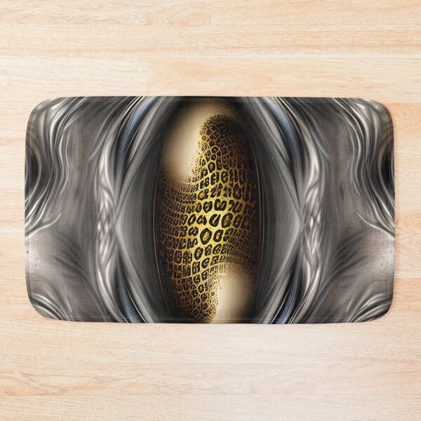 Item preview, Silver brown blue leopard abstract designed and sold by Itzjustlife.