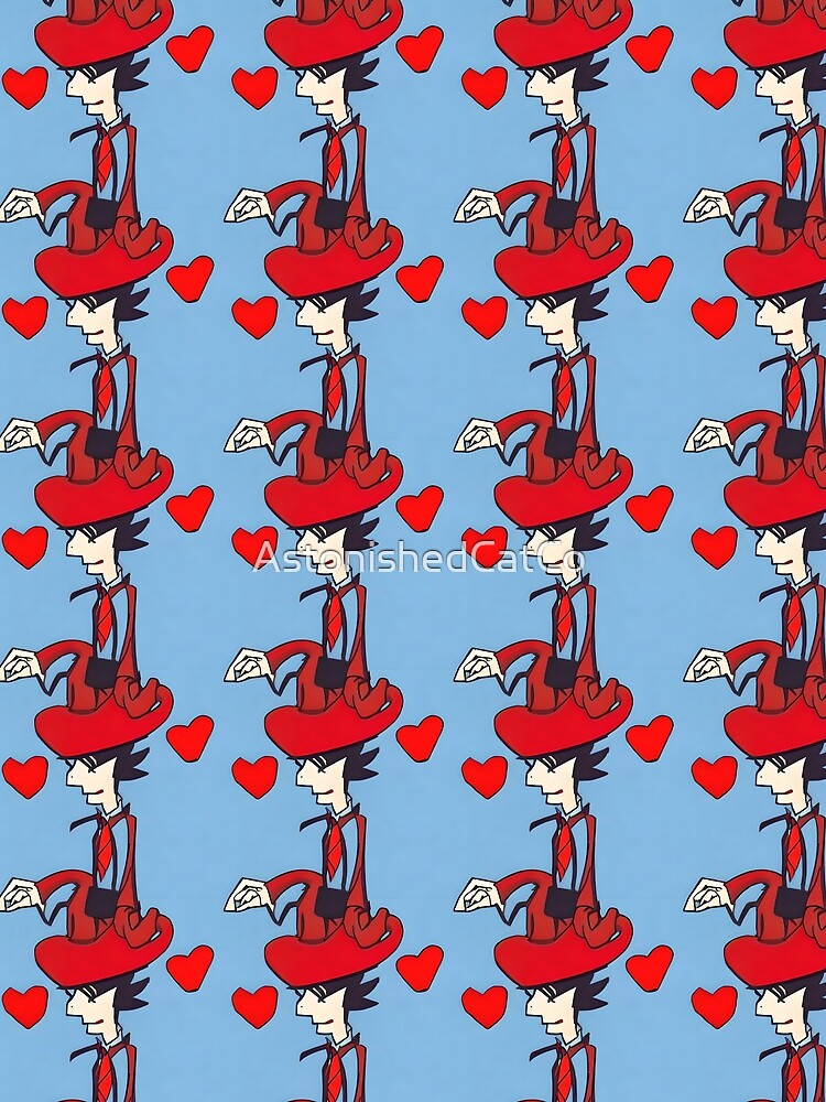 Thumbnail 5 of 5, Graphic T-Shirt, Cool Heart Man Pattern - Astonished Cat Company - Great Valentine's Day Gift designed and sold by AstonishedCatCo.