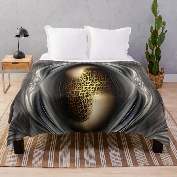 Item preview, Silver brown blue leopard abstract designed and sold by Itzjustlife.