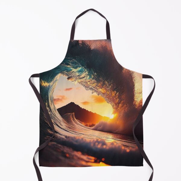 Item preview, Beautiful Wave at Sunset in Hawaii designed and sold by RK - Shop.