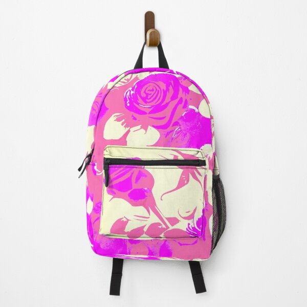 Item preview, Abstract Vintage Pink Roses in Vase designed and sold by asurtiumgreen.