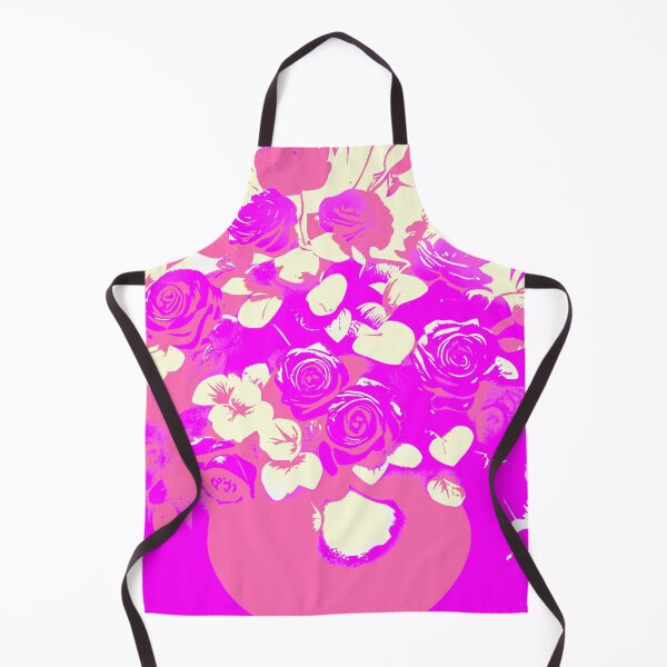 Item preview, Abstract Vintage Pink Roses in Vase designed and sold by asurtiumgreen.