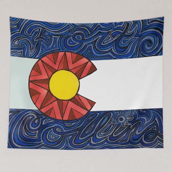 Item preview, Fort Collins Co Flag designed and sold by Itsgoghtime.