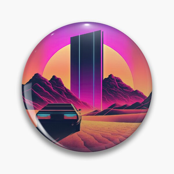 Item preview, Synthwave Sentinel: Signals of the Sandscape designed and sold by Mullet Monkey.