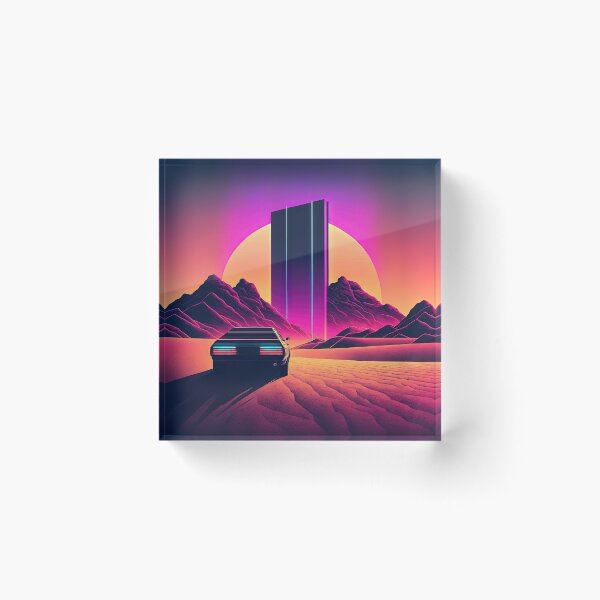 Item preview, Synthwave Sentinel: Signals of the Sandscape designed and sold by Mullet Monkey.