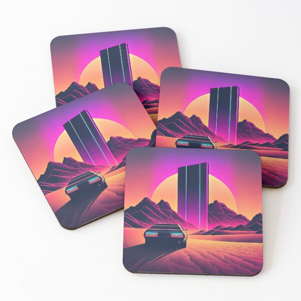 Item preview, Synthwave Sentinel: Signals of the Sandscape designed and sold by Mullet Monkey.