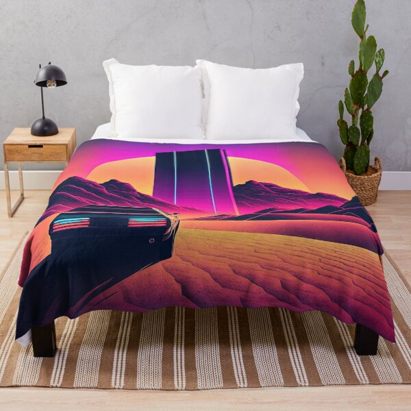 Item preview, Synthwave Sentinel: Signals of the Sandscape designed and sold by Mullet Monkey.