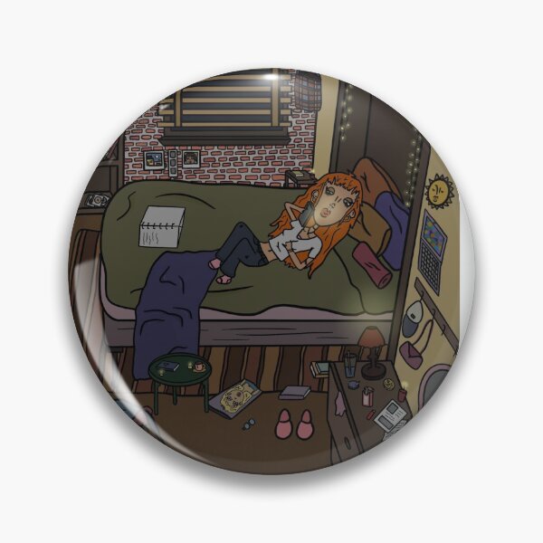 Item preview, Girl chillin in her aesthetic room  designed and sold by Artdiary333.