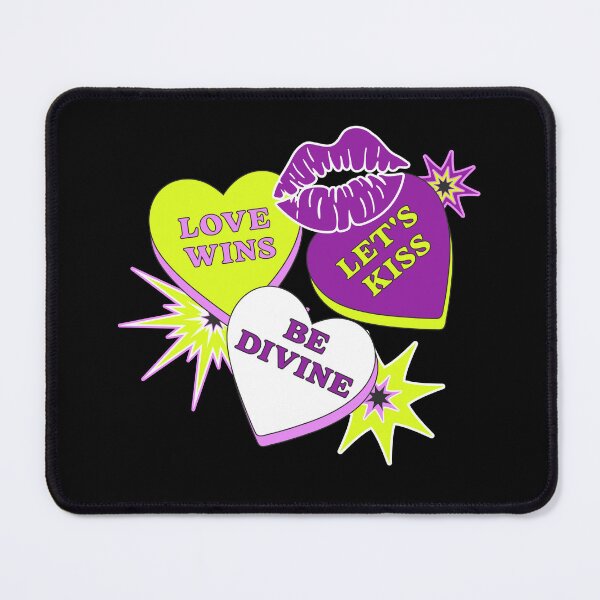 Item preview, non binary pride flag colour candy hearts, valentine candy hearts, gay pride, pride month, valentines day designed and sold by allycat57.