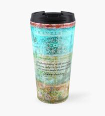 Witty Jane Austen travel quote Travel Mug