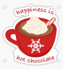 hot chocolate Sticker