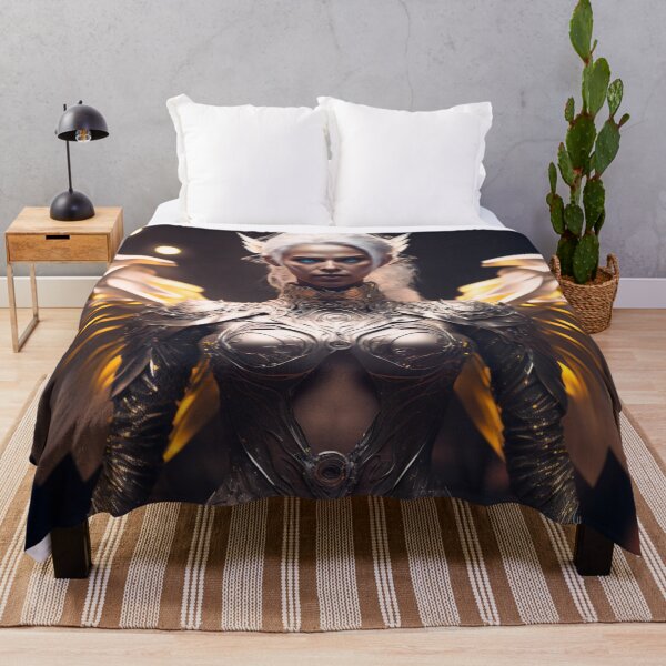 Item preview, Futuristic Gold Angel Trending designed and sold by Dualism619.