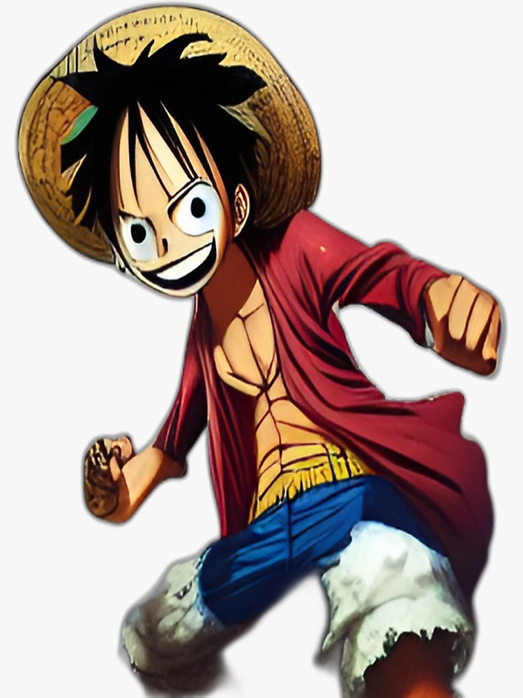 luffy one piece752.png Sticker for Sale by XzavSanfQ