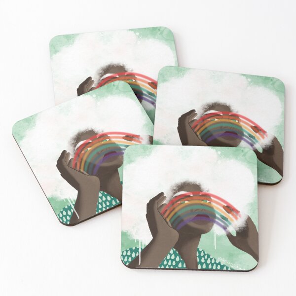Item preview, Head in the Clouds | Black Woman Surreal Portrait designed and sold by Valerie Englehart.