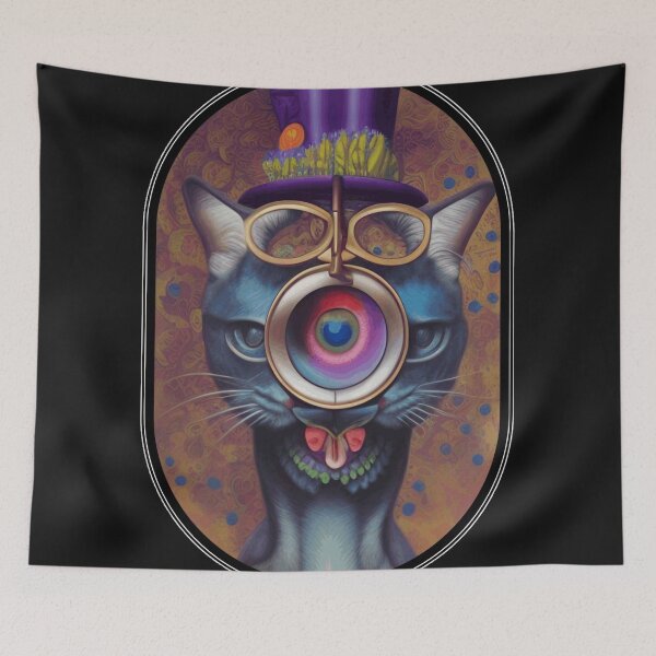 Item preview, cat steampunk designed and sold by Isabel Díaz.
