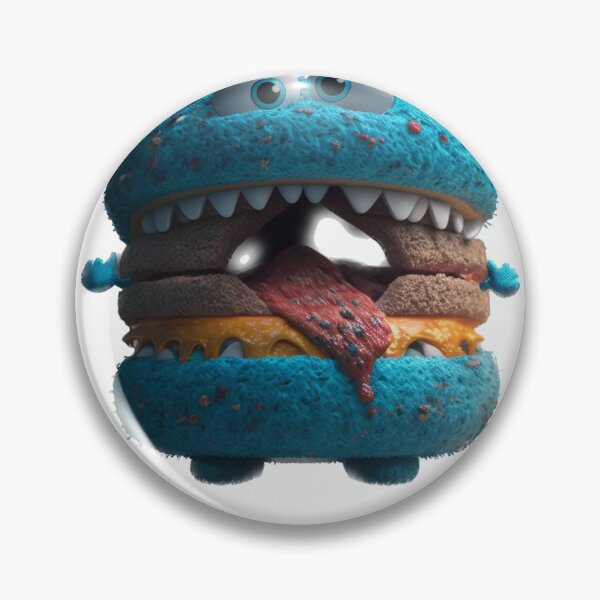 Artikelvorschau, Ein Monster aus Hamburgern: Der süße Burger-Charakter entworfen und verkauft von BIBIHOX.