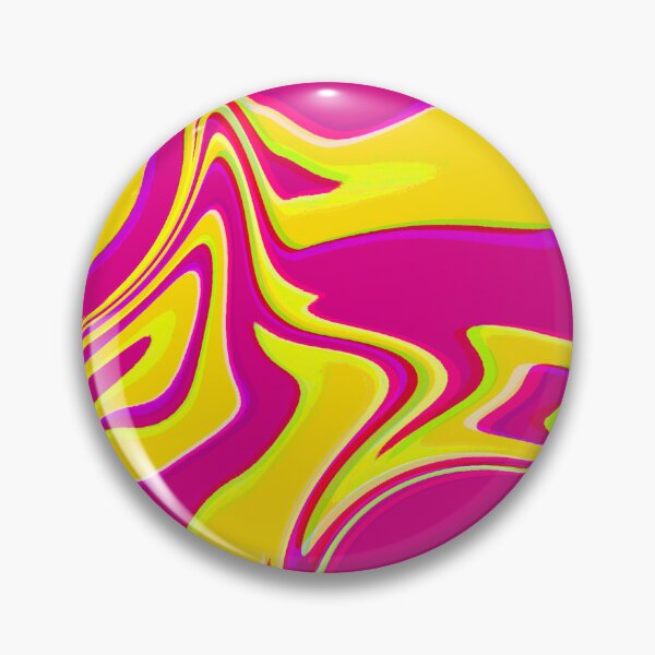 Item preview, Neon Yellow, Magenta, Yellow, Purple, Pink Tones, Multicolor, Hot Pink and Yellow Marble Pattern Design designed and sold by theprintedclub.