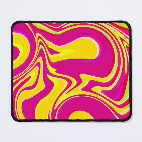 Item preview, Neon Yellow, Magenta, Yellow, Purple, Pink Tones, Multicolor, Hot Pink and Yellow Marble Pattern Design designed and sold by theprintedclub.
