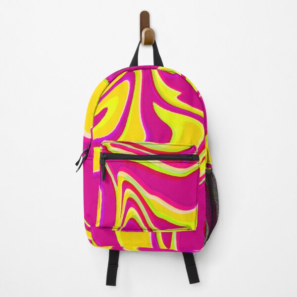 Item preview, Neon Yellow, Magenta, Yellow, Purple, Pink Tones, Multicolor, Hot Pink and Yellow Marble Pattern Design designed and sold by theprintedclub.