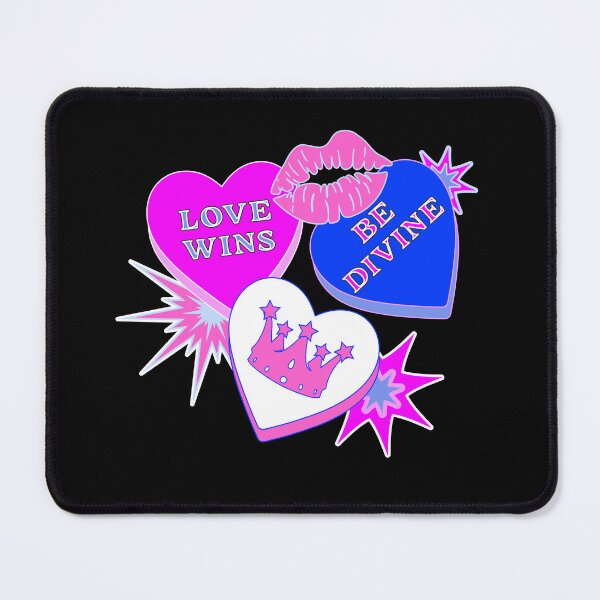 Item preview, drag pride flag colour candy hearts, valentine candy hearts, gay pride, pride month, valentines day designed and sold by allycat57.