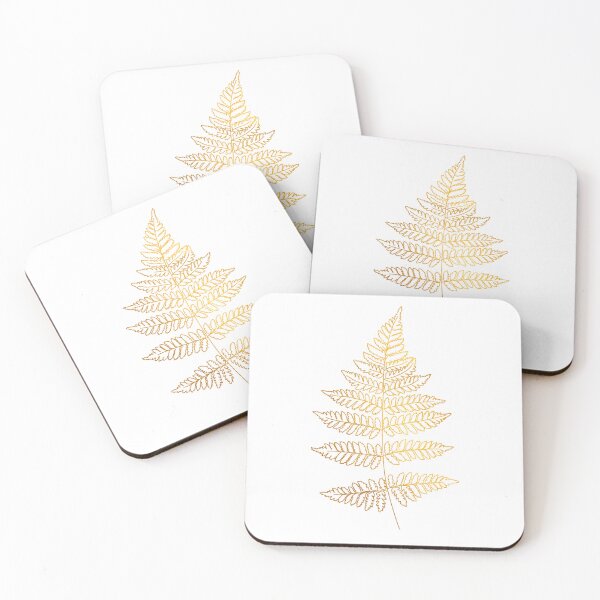 Item preview, Golden Fern Leaf designed and sold by Lizvole.