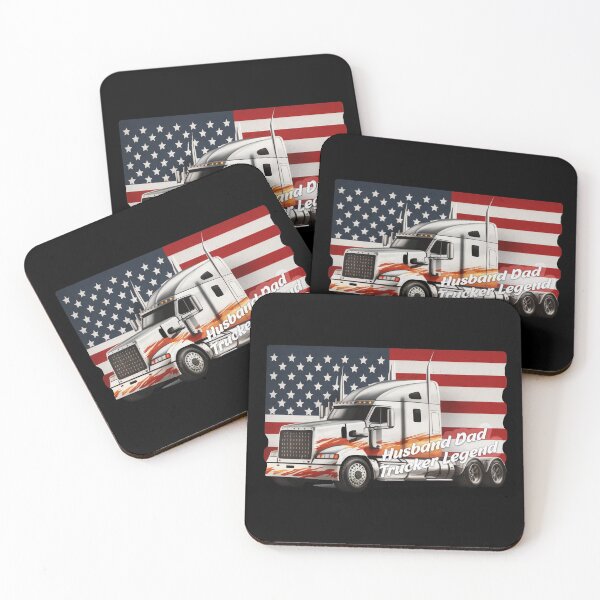 Item preview, Husband Dad Trucker Legend designed and sold by pixeldizajn.