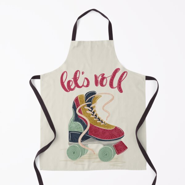 Item preview, Let’s Roll - Roller Skates in viva magenta designed and sold by bryonyhall.