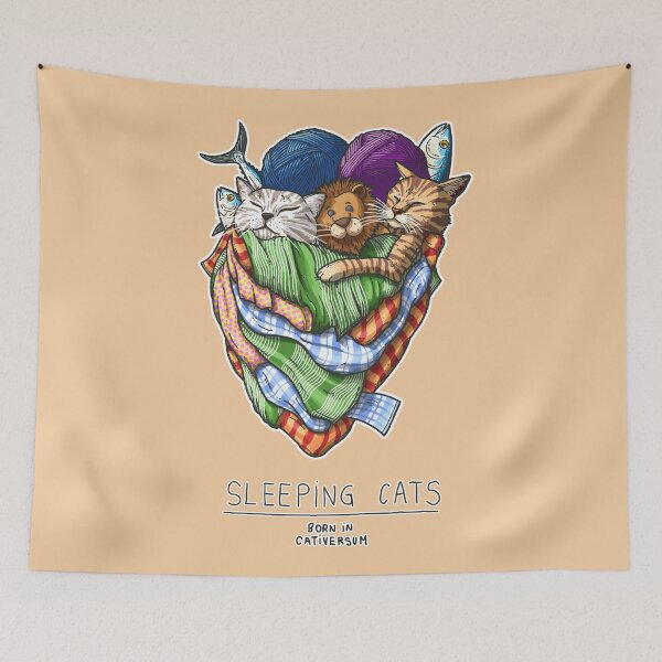 Item preview, Sleeping Cats designed and sold by cativersum.