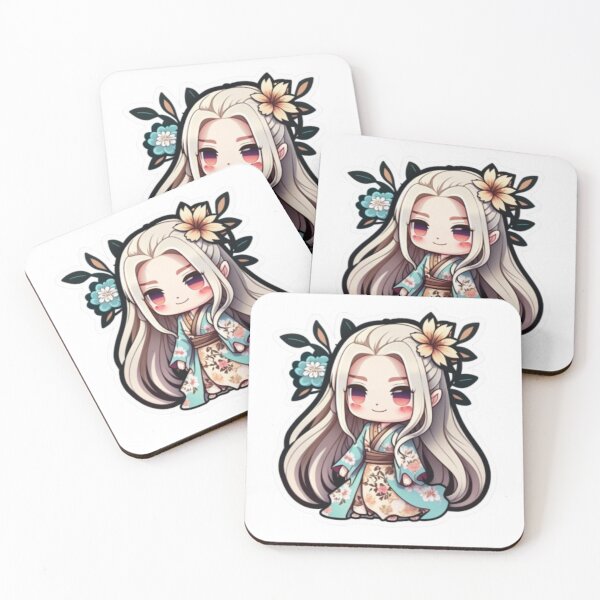 Item preview, personaje de anime, estilo chibi, pegatina designed and sold by eltradesigne.