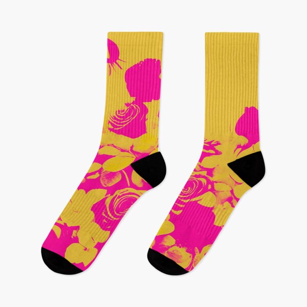 Item preview, Abstract Pink and Yellow Roses designed and sold by asurtiumgreen.