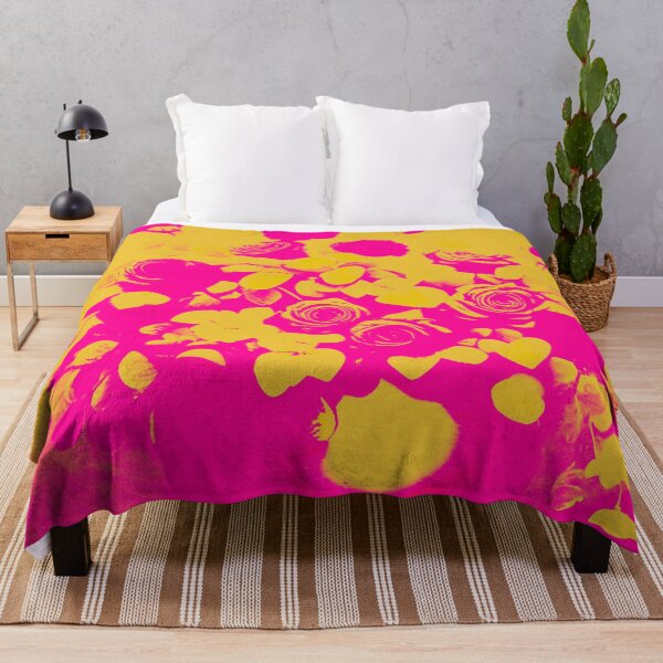 Item preview, Abstract Pink and Yellow Roses designed and sold by asurtiumgreen.