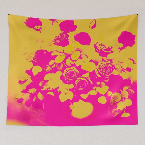 Item preview, Abstract Pink and Yellow Roses designed and sold by asurtiumgreen.