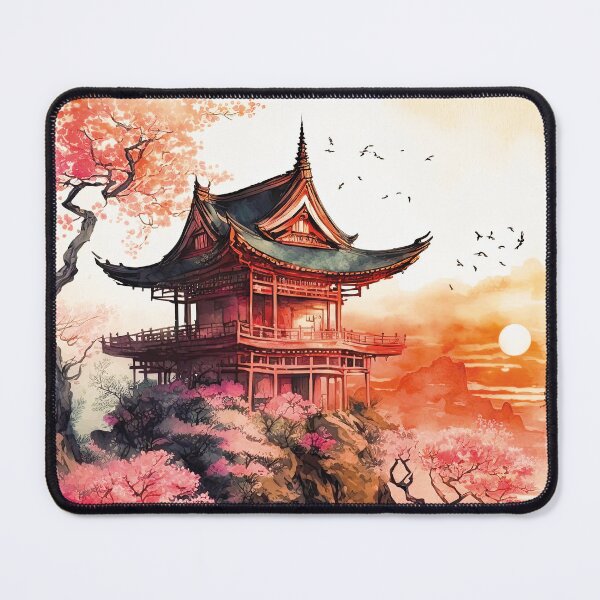 Artikelvorschau, Japanese Landscape #1 entworfen und verkauft von CXDigitalArt.