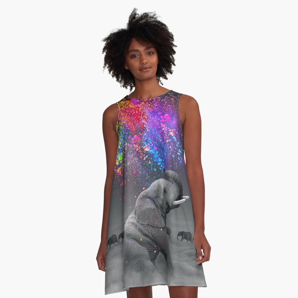 True Colors Within A-Line Dress