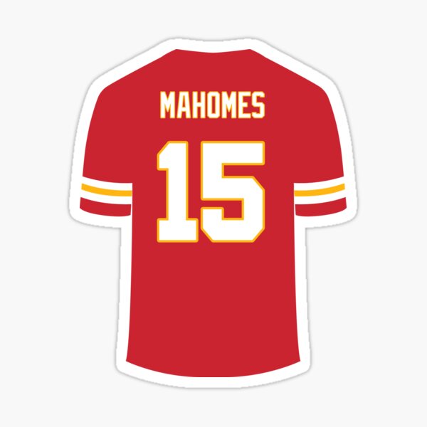 Kansas City Chiefs NFL Patrick Mahomes #15 Sticker Football Super Bowl 57  Laptop