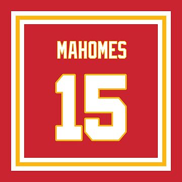 Nfl Kansas City Chiefs Mahomes #15 Men's V-neck Jersey : Target