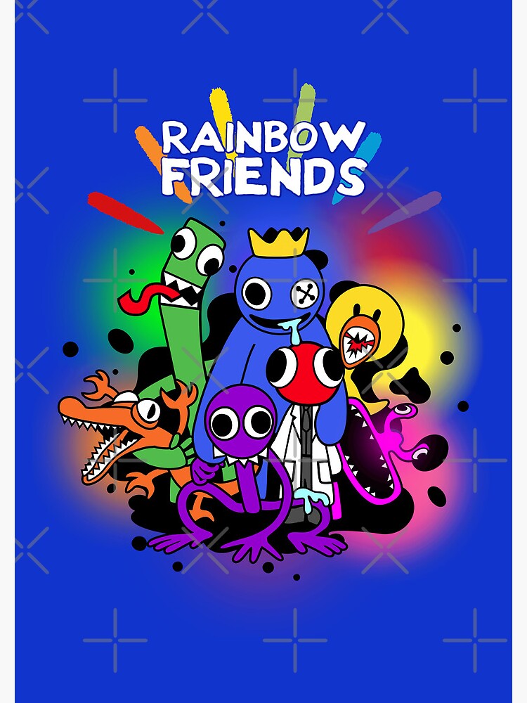 Blue Rainbow Friend  Poster for Sale by TheBullishRhino