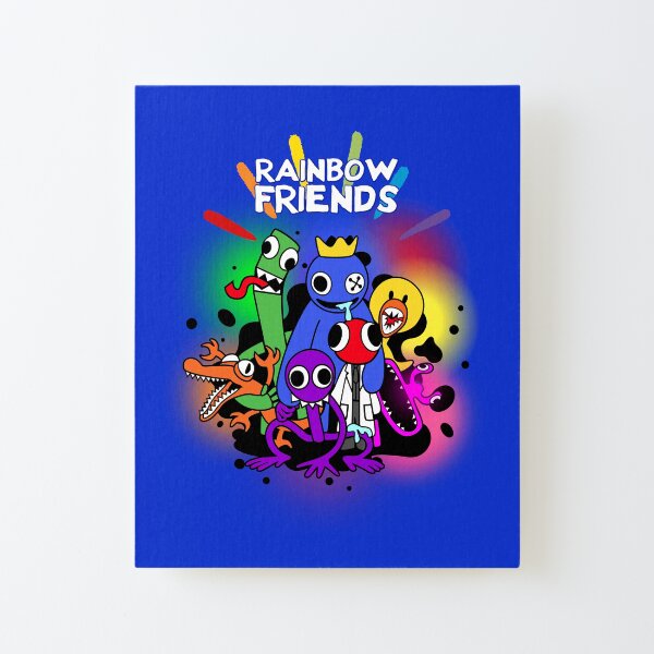 Blue Rainbow Friends Canvas Prints for Sale