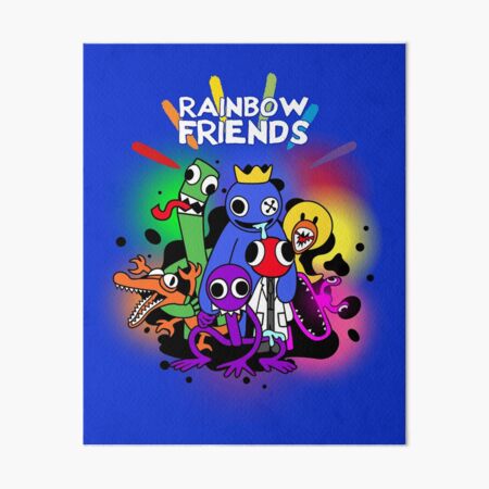 Orange X Yellow Mistletoe (Rainbow Friends) | Art Board Print