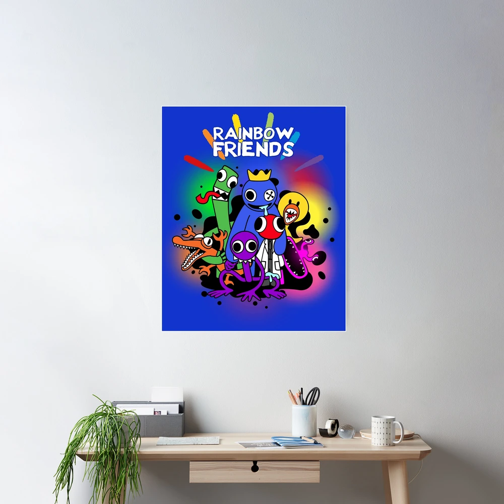 Rainbow Friends Hug it Out Colors | Poster