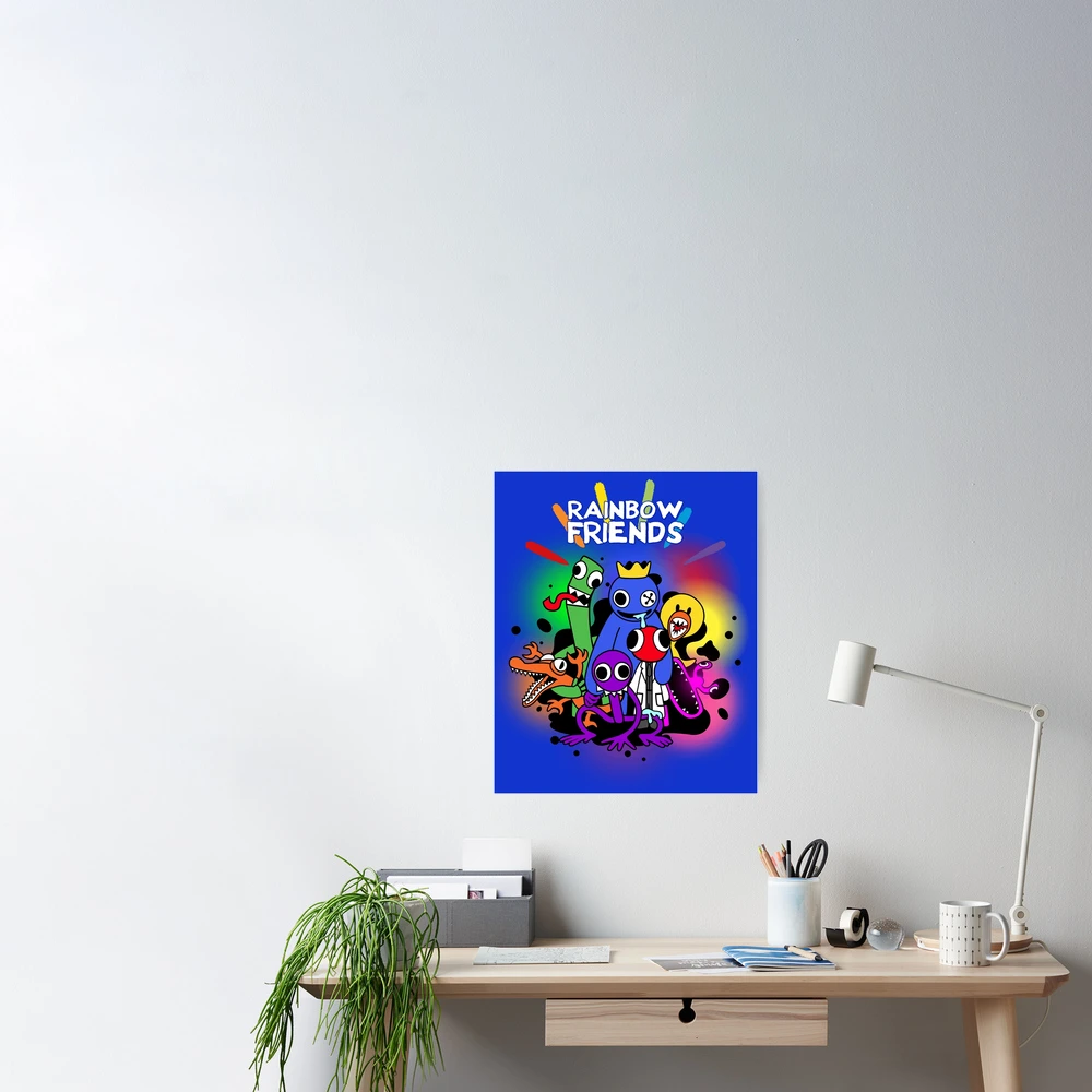 Rainbow Friends Hug it Out Colors | Poster