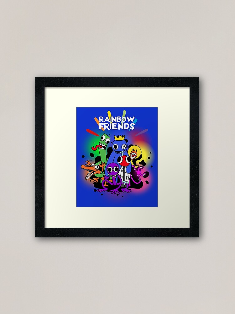 Rainbow Friends Hug it Out Art Board Print for Sale by