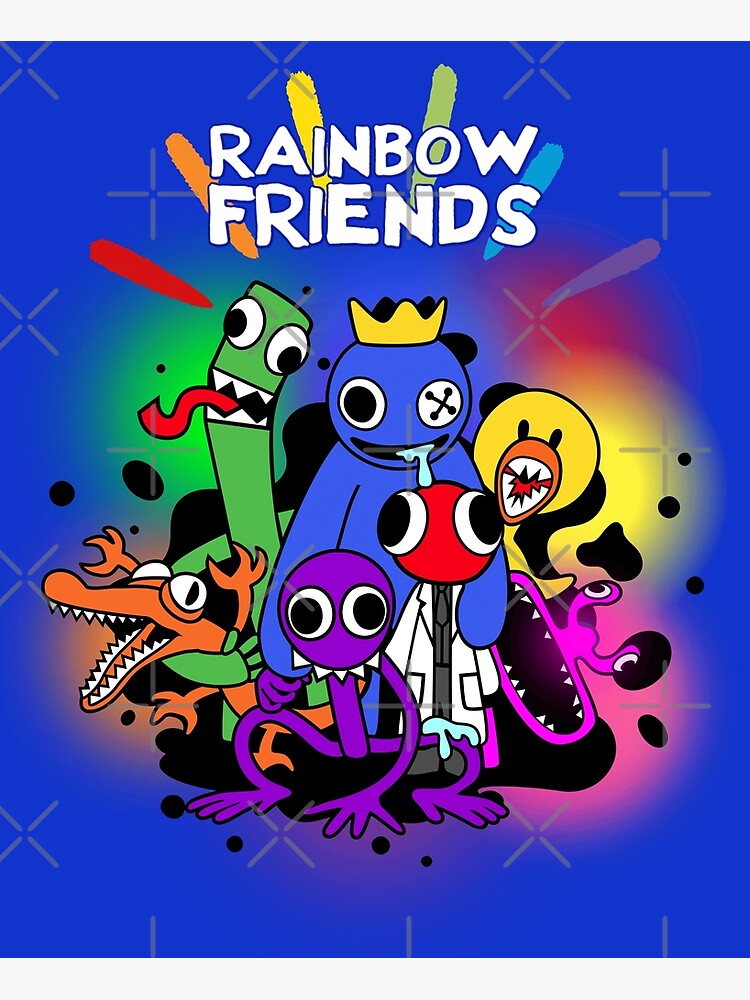 Rainbow Friends Hug it Out Colors Poster for Sale by