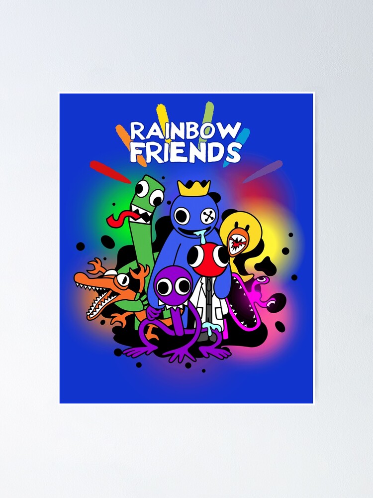 Rainbow Friends Hug it Out Colors | Poster