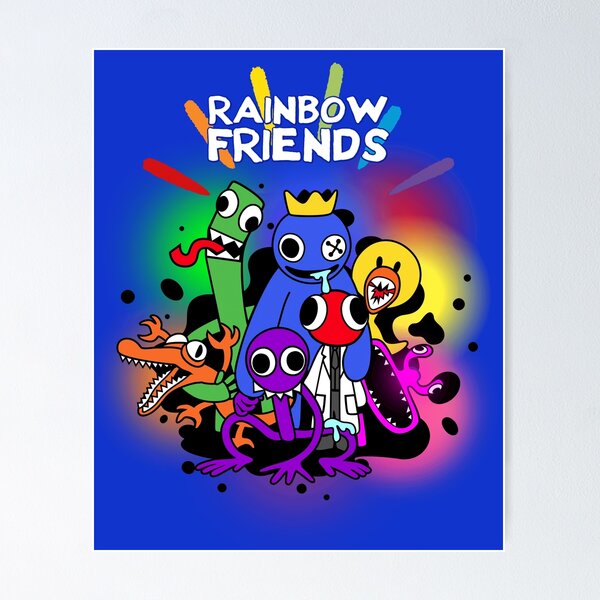 Rainbow Friends Hug it Out Colors Poster for Sale by TheBullishRhino