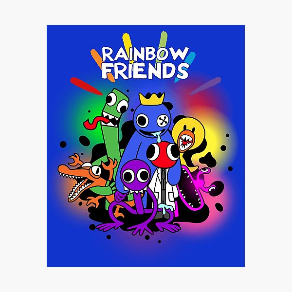 Rainbow Friends Hug it Out Colors | Greeting Card