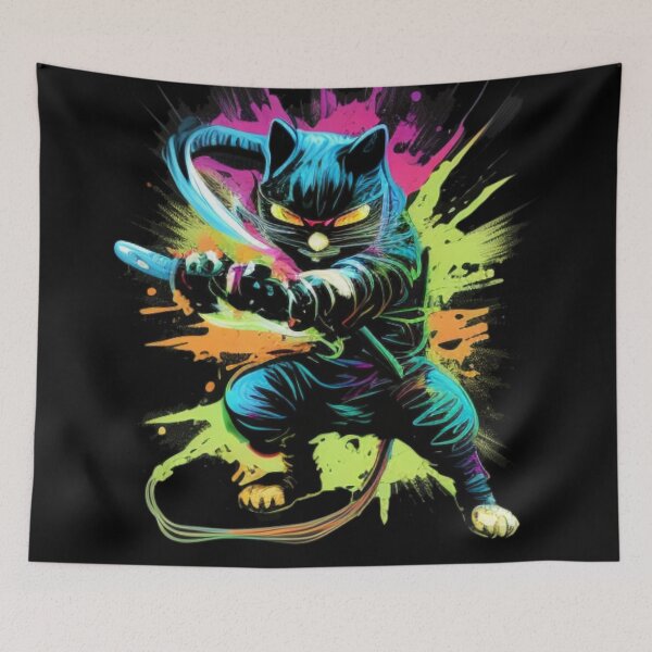 Item preview, Cat ninja designed and sold by Diamaber.