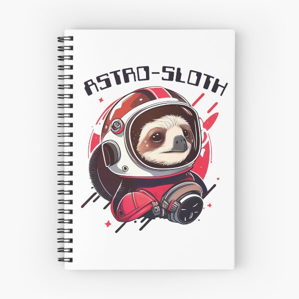 Item preview, Astro-sloth, cute sloth wearing a space helmet designed and sold by Gerald Waters.