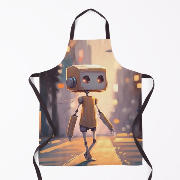 Item preview, A Joyful Jaunt: A Lovely and Cute Robot with a Little Nose and Wiry Arms designed and sold by Digital-Dreamer.
