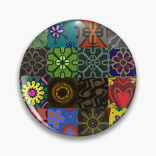 Item preview, Hippie Vibe Collage Abstract Patchwork pattern Illustration. designed and sold by rahmangm.